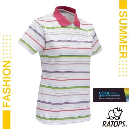 【瑞多仕-RATOPS】女款 COOLMAX 輕量透氣短袖POLO衫/DB1758 綠色/灰色/紫色/桃紅色✿30E010